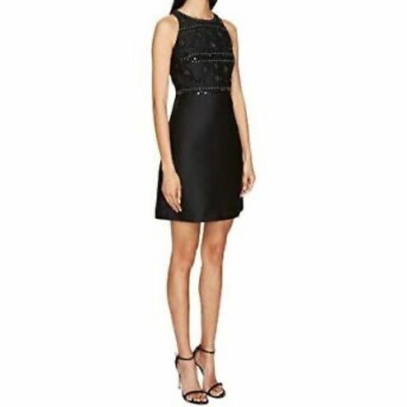 Kate Spade Black Embellished A-line Dress in Black | Size 4 - Picture 4 of 9